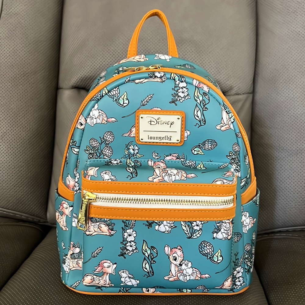 Loungefly Bambi Floral Forest Mini Backpack